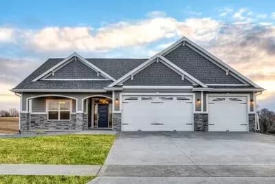 One-Level Traditional House Plan with Split Beds - 2005 Sq FT