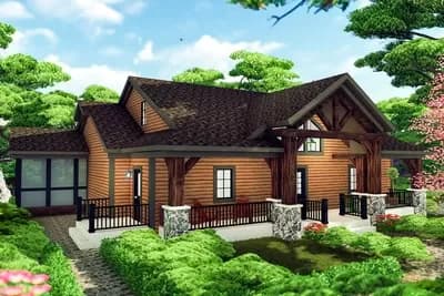 Cabin in the Woods with Main-Floor Master