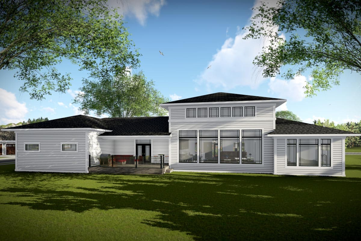 Plan 890112AH: Modern Prairie-Style House Plan with Loft Overlook - Image #36 - Northwest, Prairie, Ranch