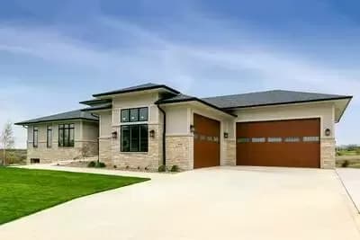 Modern Prairie-Style House Plan with Loft Overlook