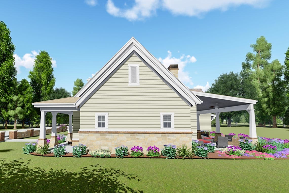 Plan 64469SC: Rugged Modern Farmhouse with Bonus Room - Image #5 - Country, Craftsman, Farmhouse, Hill Country, Modern Farmhouse, Mountain, Ranch, Rustic