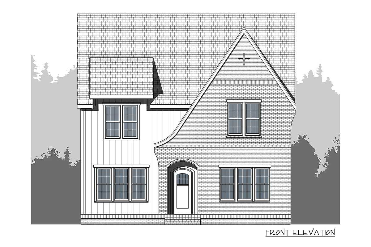 Plan 50169PH: Fabulous 4-Bedroom House Plan with Second-Level Master Bed - Image #4 - European, French Country, Southern
