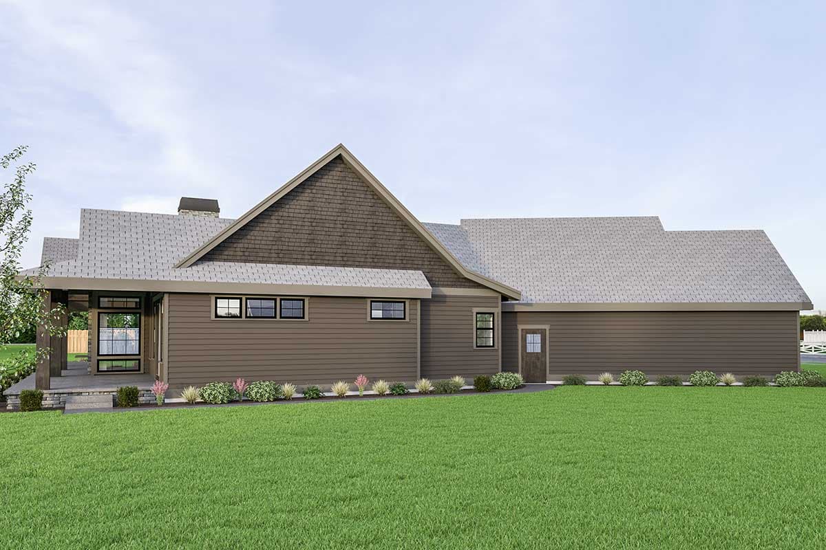 Plan 280032JWD: Mountain Craftsman House Plan with Bonus Room Above Garage - Image #7 - Craftsman, Mountain, Northwest, Ranch
