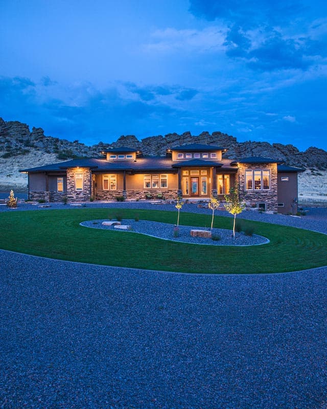 Plan 95060RW: Luxurious One-Level House Plan with Large Covered Patio and Outdoor Kitchen - Image #4 - Contemporary, Craftsman, Mountain, Ranch, Rustic