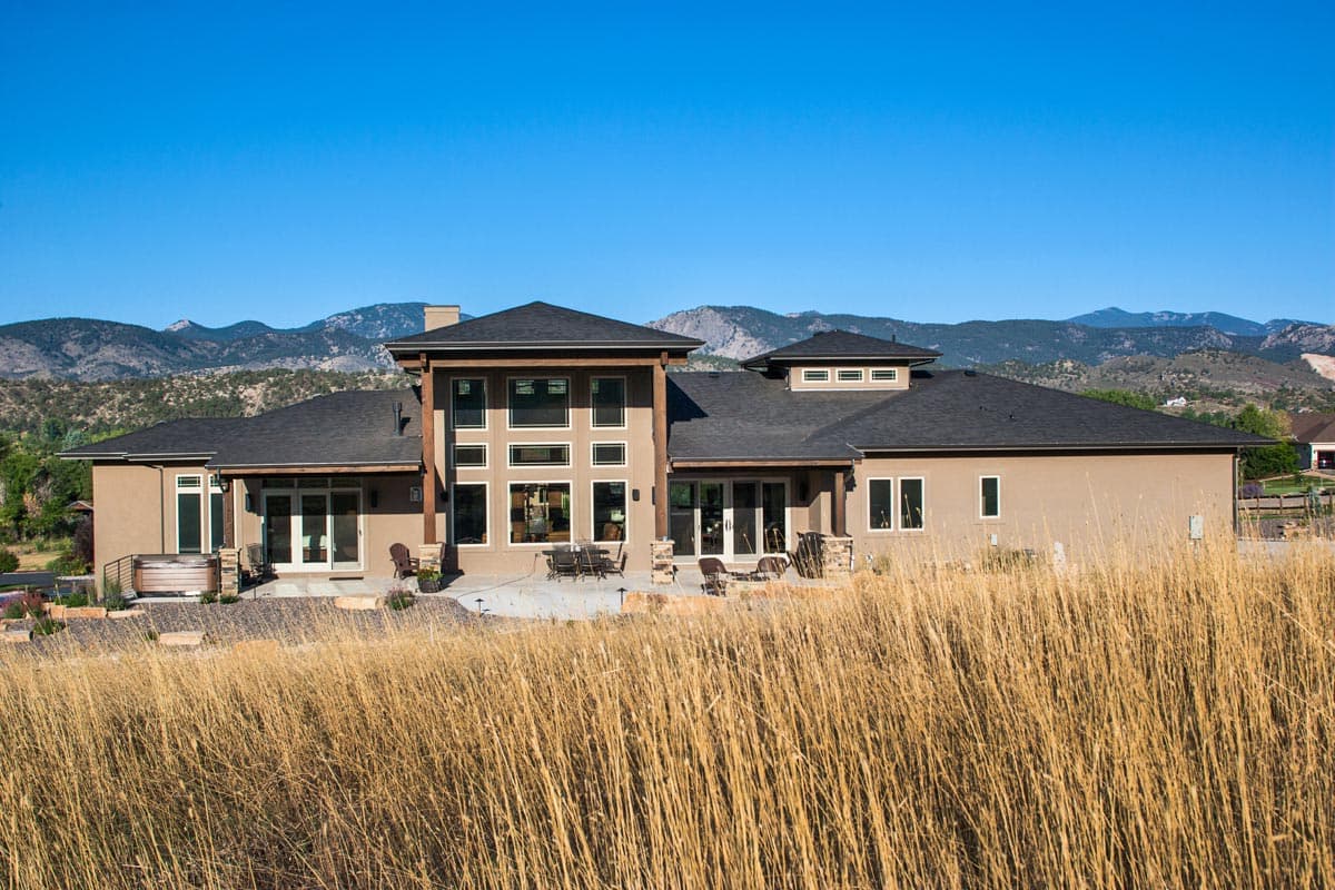 Plan 95060RW: Luxurious One-Level House Plan with Large Covered Patio and Outdoor Kitchen - Image #5 - Contemporary, Craftsman, Mountain, Ranch, Rustic