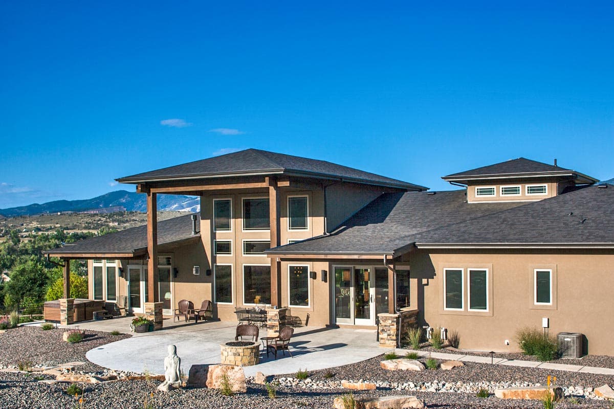 Plan 95060RW: Luxurious One-Level House Plan with Large Covered Patio and Outdoor Kitchen - Image #6 - Contemporary, Craftsman, Mountain, Ranch, Rustic