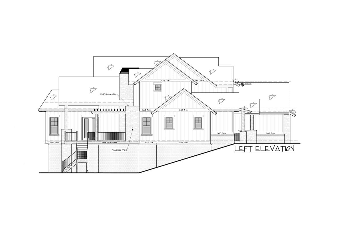 Plan 95061RW: Beautiful New American Farmhouse with Main-Level Master - 4072 Sq Ft - Image #5 - Country, Craftsman, Mountain, New American