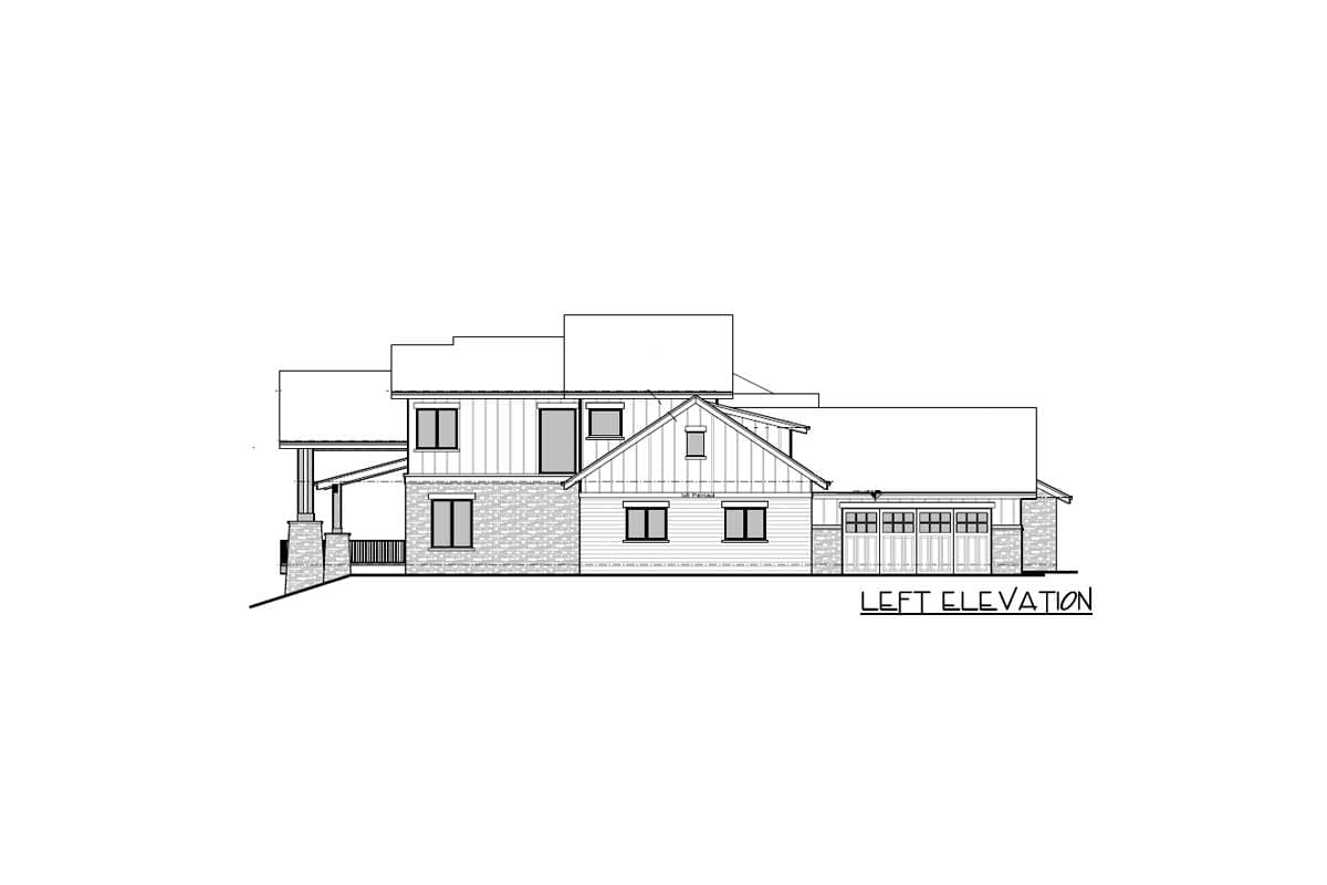 Plan 95063RW: 4-Bed Mountain Home Plan with First-Floor Master - 4917 Sq Ft - Image #19 - Contemporary, Craftsman, Mountain, New American, Northwest, Rustic