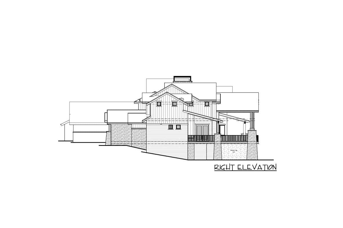 Plan 95063RW: 4-Bed Mountain Home Plan with First-Floor Master - 4917 Sq Ft - Image #21 - Contemporary, Craftsman, Mountain, New American, Northwest, Rustic