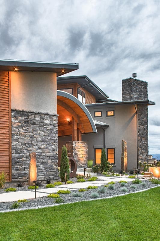 Plan 95064RW: Contemporary Two-Story Home Plan with First-Floor Master - Image #4 - Contemporary, Craftsman, Mountain, Rustic