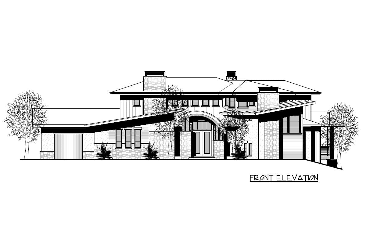 Plan 95064RW: Contemporary Two-Story Home Plan with First-Floor Master - Image #22 - Contemporary, Craftsman, Mountain, Rustic