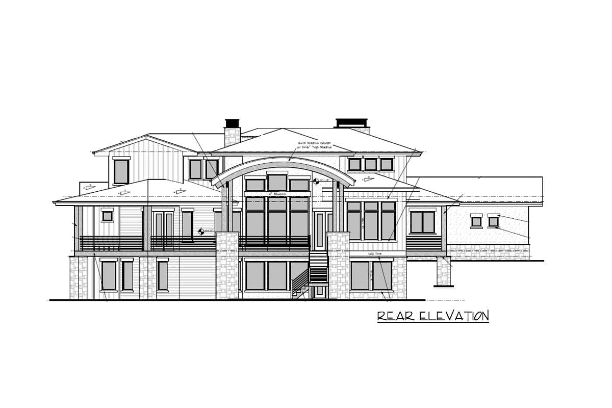 Plan 95064RW: Contemporary Two-Story Home Plan with First-Floor Master - Image #24 - Contemporary, Craftsman, Mountain, Rustic