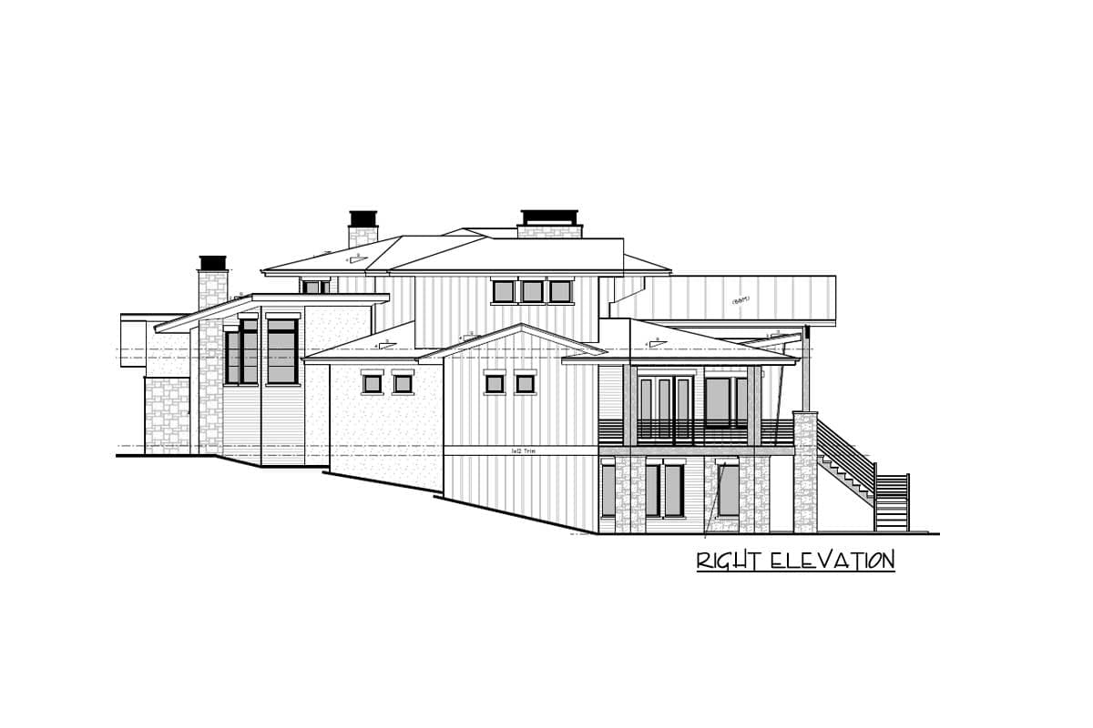 Plan 95064RW: Contemporary Two-Story Home Plan with First-Floor Master - Image #25 - Contemporary, Craftsman, Mountain, Rustic