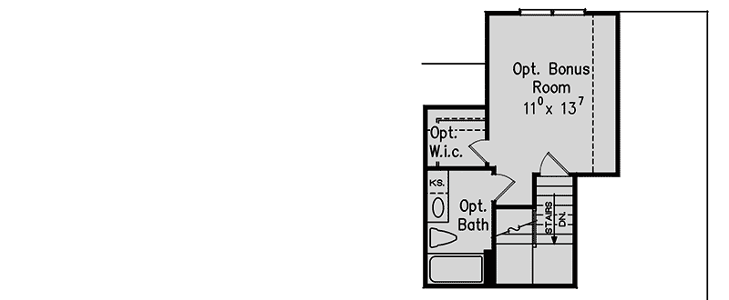 Plan 710158BTZ: Traditional House Plan with Twin Dormer Greetings - Floor Plan - 2nd Floor - Southern, Traditional