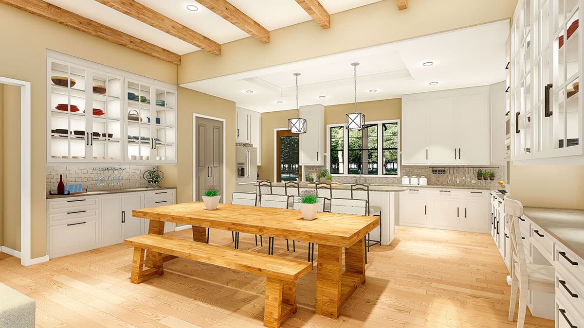 Plan 62149V: 3-Bed Modern Country Home Plan with Split Beds - Image #8 - Country, Farmhouse, Modern Farmhouse, Southern
