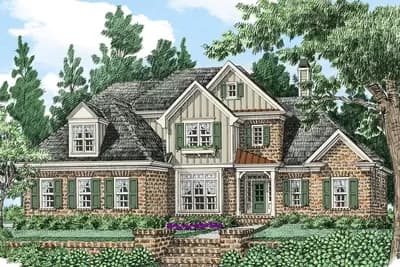 4-Bed House Plan with Walk-In Closets for Everyone