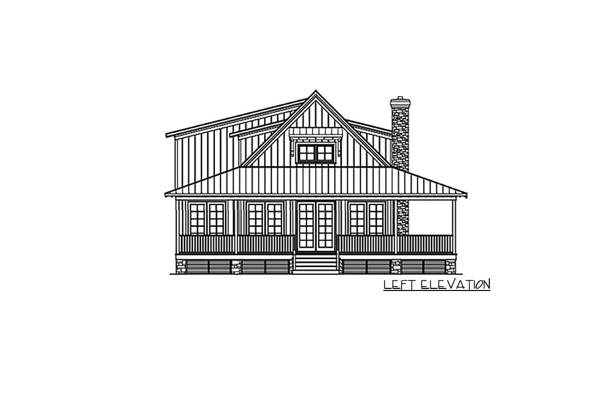 Plan 31550GF: Country Home Plan with Wraparound Porch and Flexible Second Floor - Image #4 - Cottage, Country, Farmhouse, Modern Farmhouse