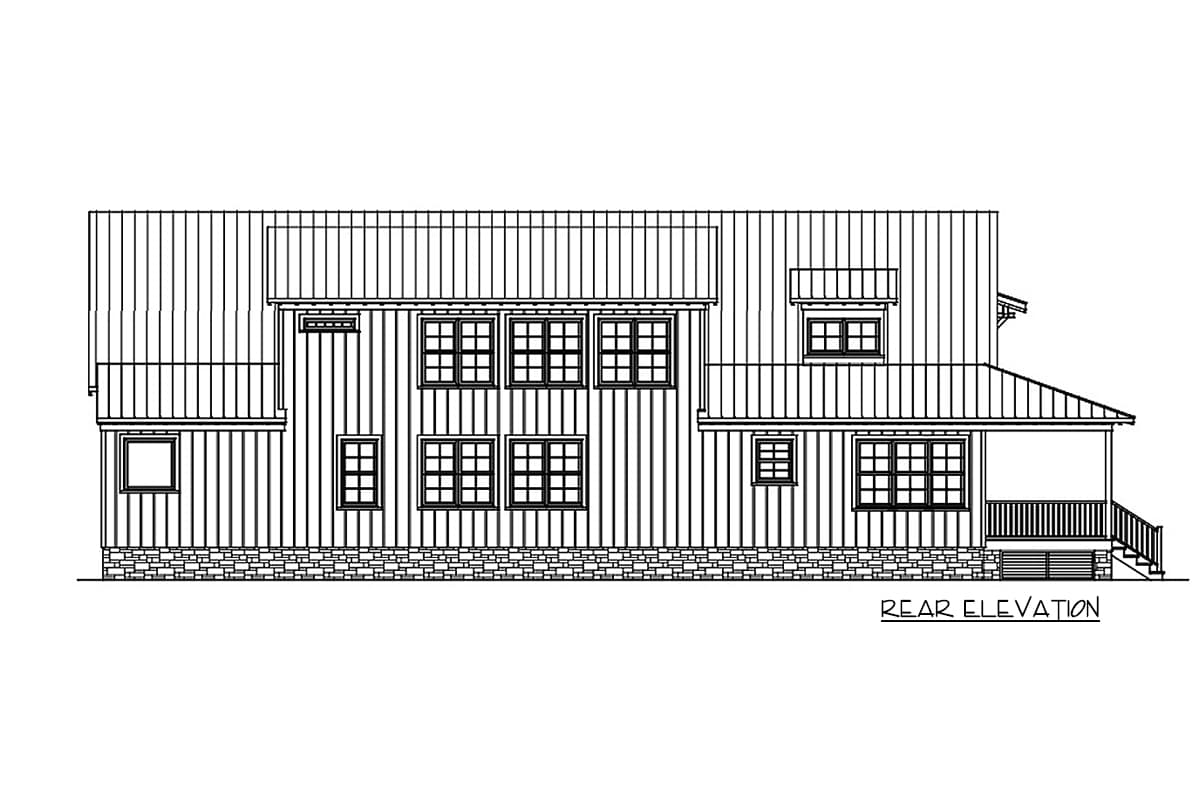 Plan 31550GF: Country Home Plan with Wraparound Porch and Flexible Second Floor - Image #5 - Cottage, Country, Farmhouse, Modern Farmhouse