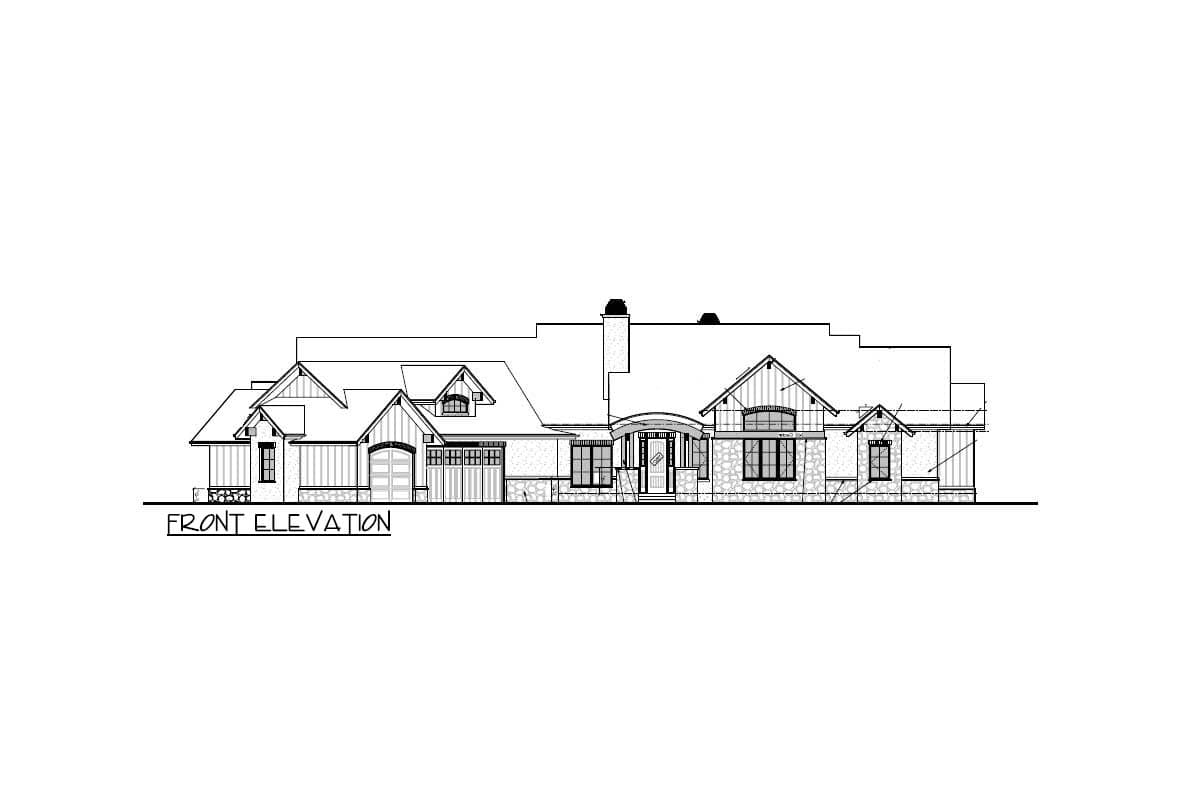 Plan 95068RW: Sprawling Mountain House Plan with Split Beds - Image #47 - Country, Mountain, New American, Northwest, Rustic