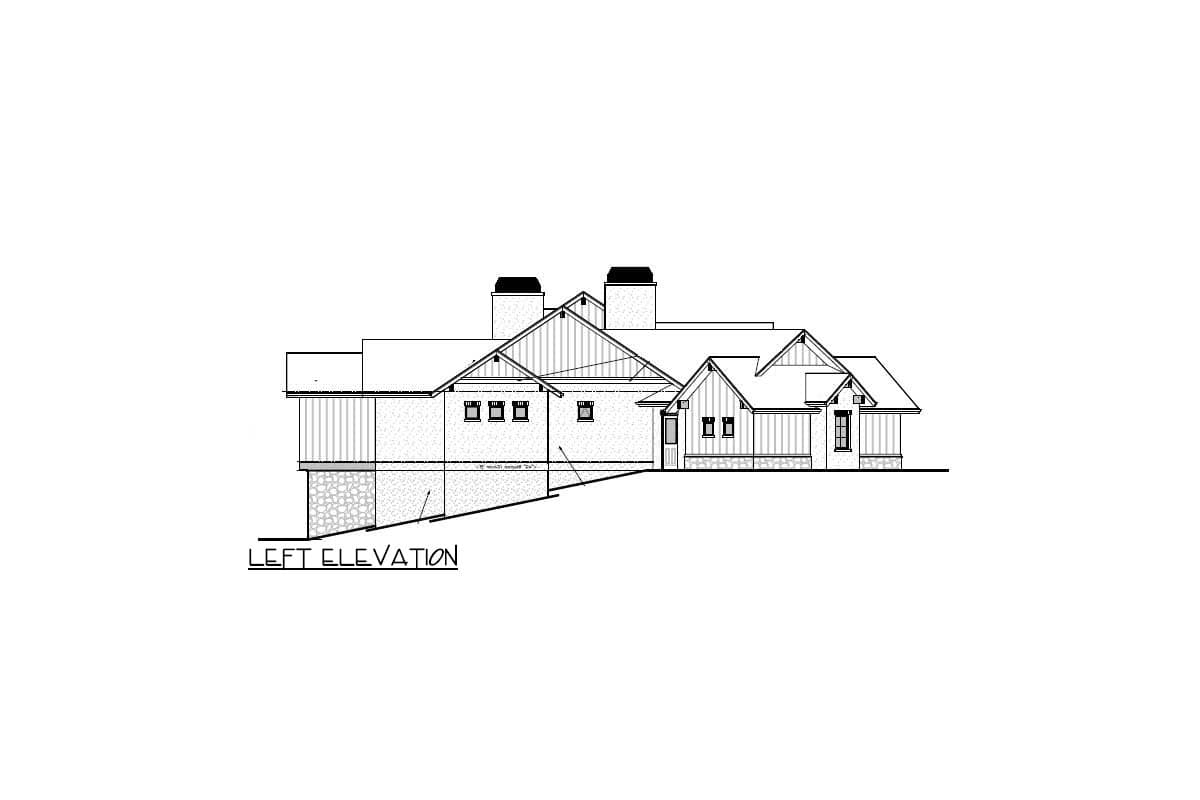 Plan 95068RW: Sprawling Mountain House Plan with Split Beds - Image #48 - Country, Mountain, New American, Northwest, Rustic