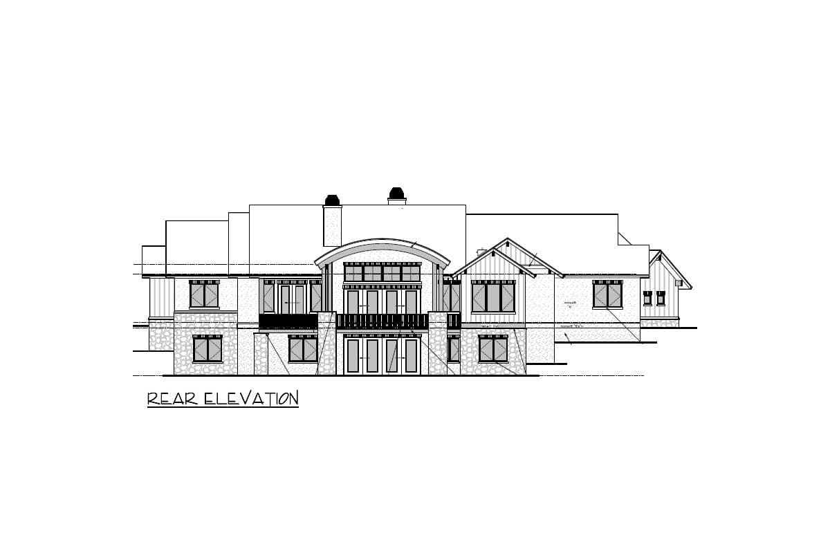 Plan 95068RW: Sprawling Mountain House Plan with Split Beds - Image #49 - Country, Mountain, New American, Northwest, Rustic