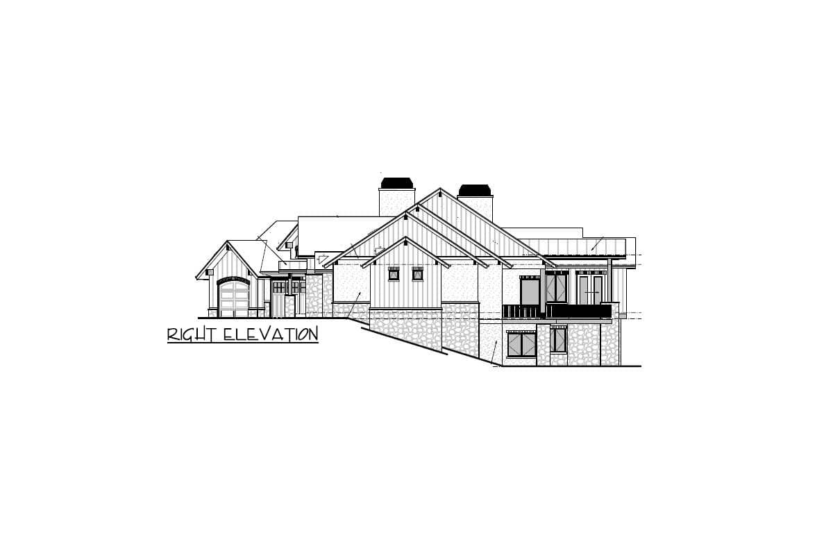 Plan 95068RW: Sprawling Mountain House Plan with Split Beds - Image #50 - Country, Mountain, New American, Northwest, Rustic