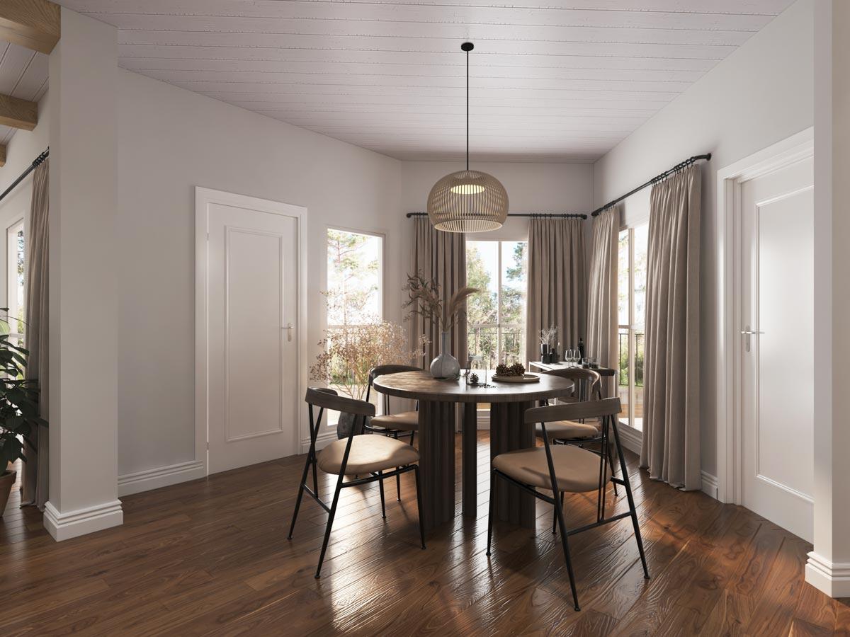 Plan 25664GE: Angled Craftsman House Plan with Upstairs Expansion Possibilities - Image #5 - Craftsman, Mountain