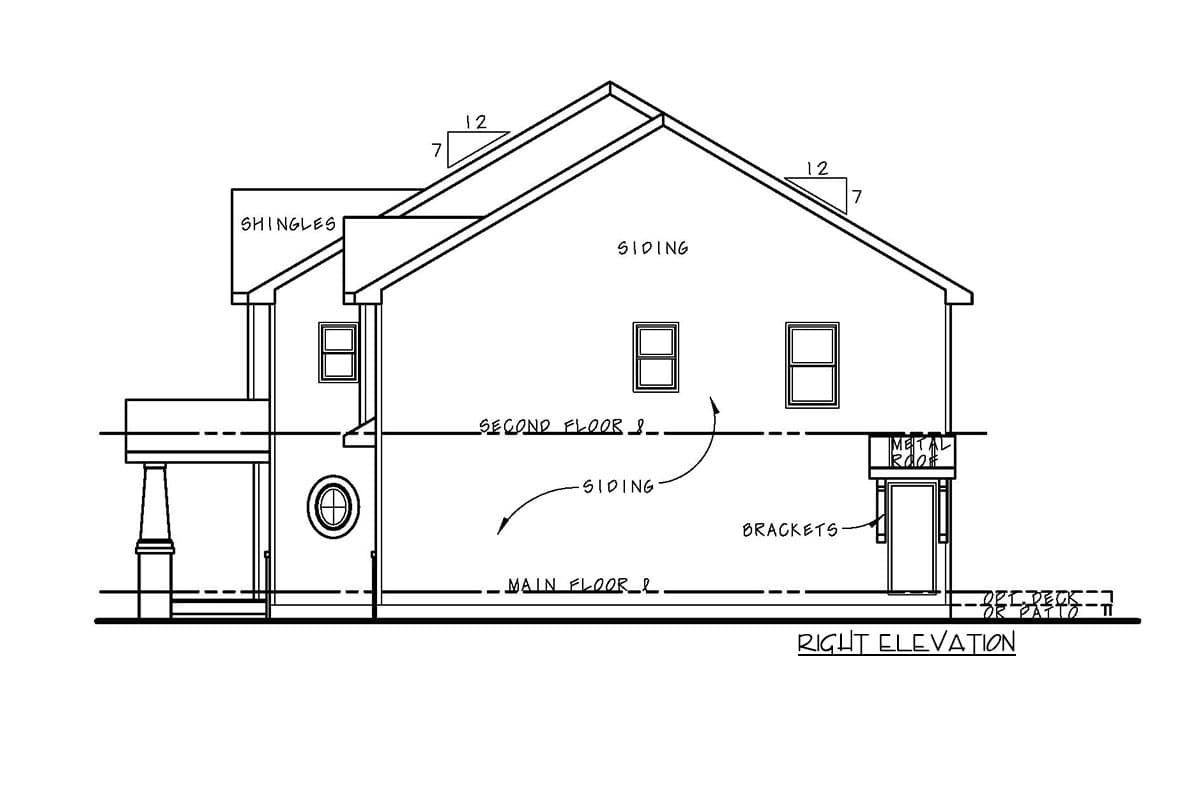 Plan 42582DB: Multi-Generational House Plan with Attached Casita - Image #5 - Craftsman, Northwest