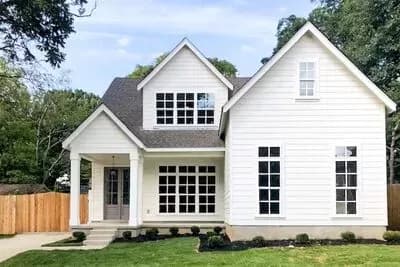 3-Bed New American House Plan with Main-Floor Master