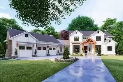 Spacious New American Farmhouse Loaded Finished Lower Level - 6301 Sq Ft