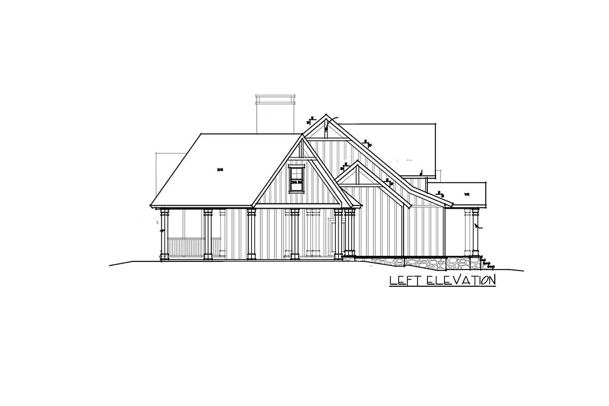 Plan 92384MX: 2900 Square Foot Modern Farmhouse Plan with Carport and Lower Level Expansion - Image #15 - Country, Craftsman, Farmhouse, Modern Farmhouse, New American, Southern, Traditional