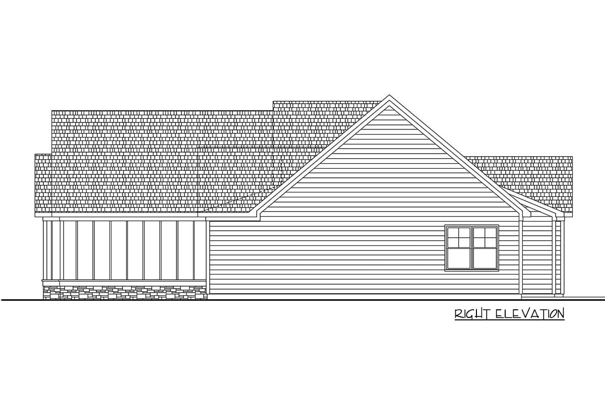 Plan 360039DK: Adorable 3-Bed Craftsman House Plan with Split Beds - 2145 Sq Ft - Image #4 - Country, Craftsman, Mountain