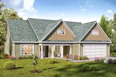 Comfortable 3-Bed House Plan with Optional Loft and Bonus Room