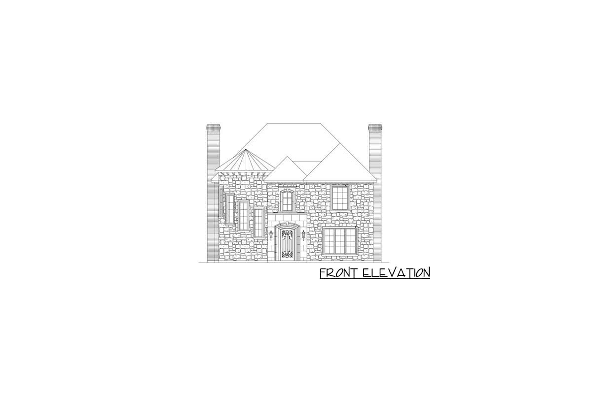 Plan 36562TX: Beautiful 5-Bedroom Mediterranean Home with Third-Floor Game Room - Image #24 - European, Tuscan