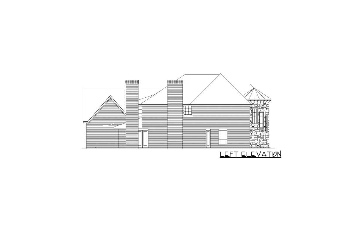 Plan 36562TX: Beautiful 5-Bedroom Mediterranean Home with Third-Floor Game Room - Image #25 - European, Tuscan