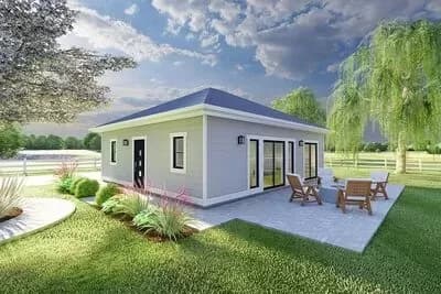 Adorable Cottage Plan with Open Layout