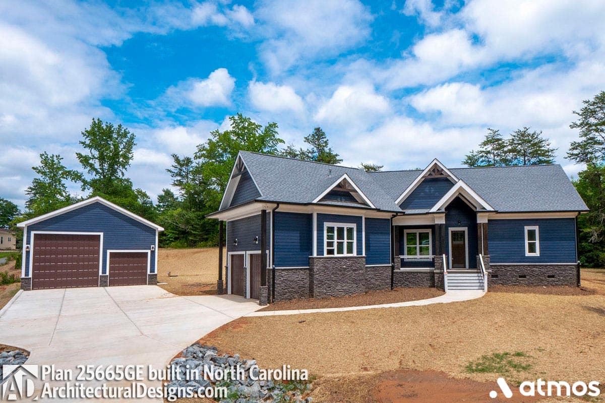 build gallery item - House Plan 25665GE Comes to Life in North Carolina