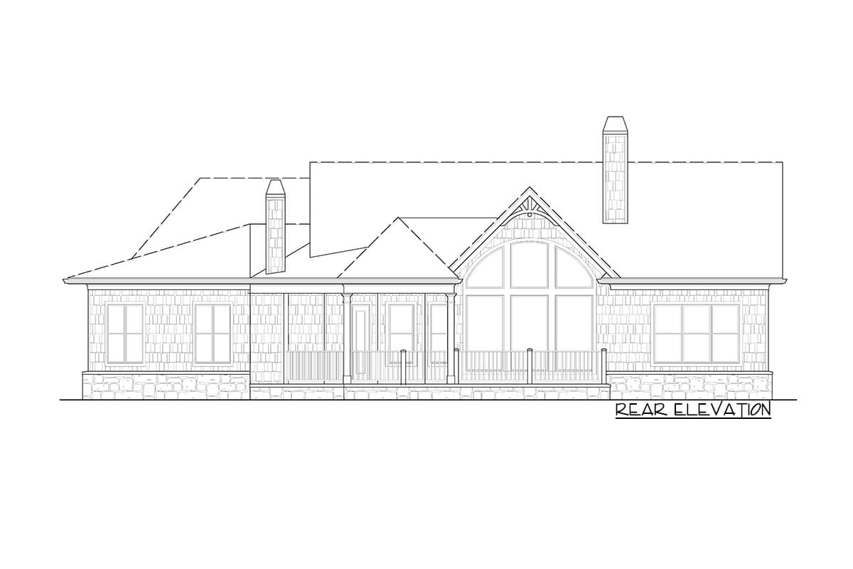 Plan 25665GE: 3-Bedroom Country Craftsman House Plan with Angled Garage - 1561 Sq Ft - Image #18 - Cottage, Country, Craftsman, Ranch, Rustic, Traditional