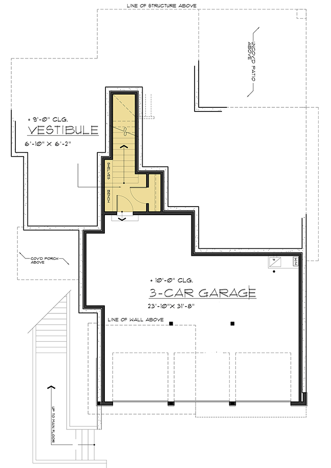 Plan 666055RAF: Stunning Northwest Home Plan with Main-Level Guest Suite - Floor Plan - Lower Level - Contemporary, Modern, Northwest