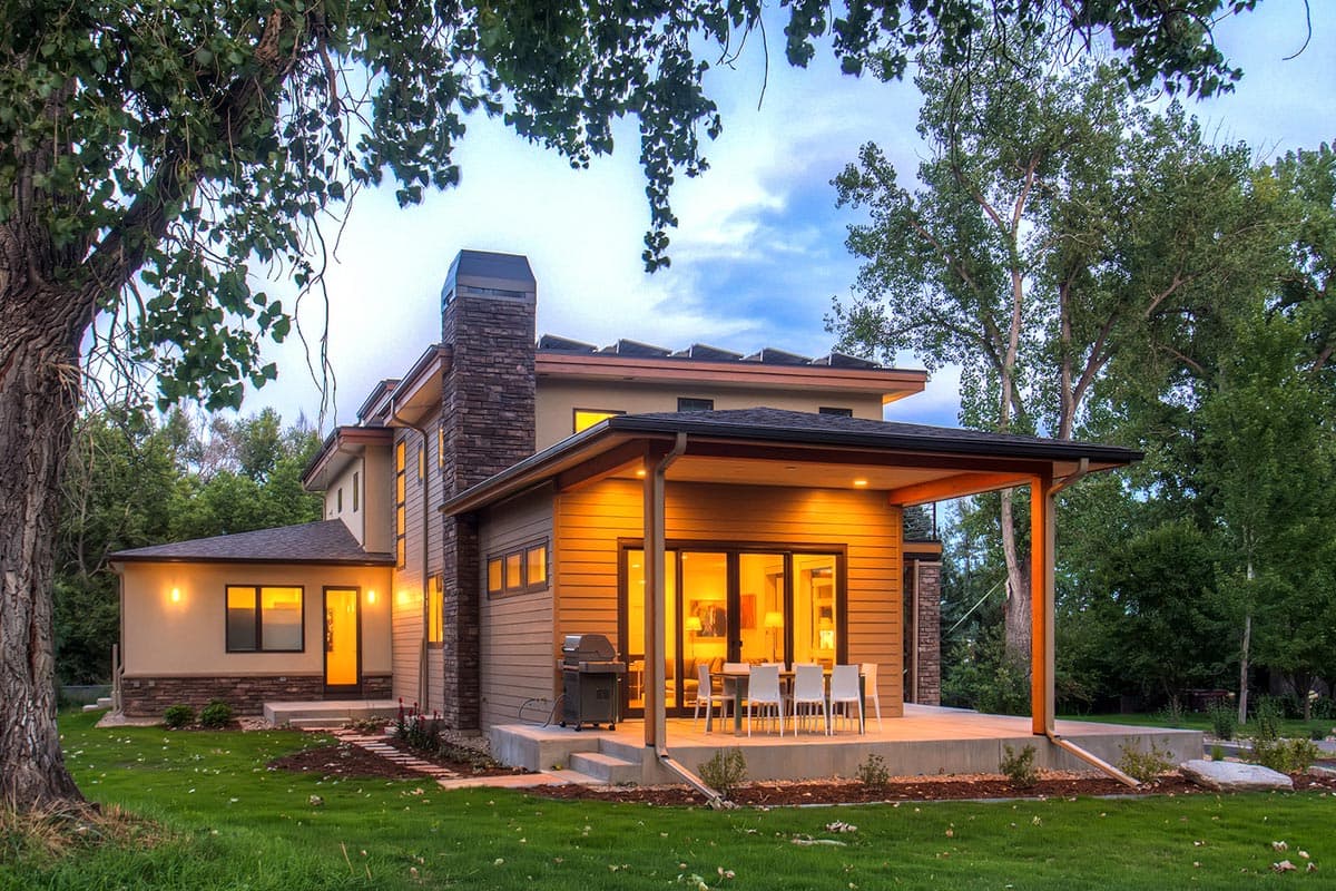Plan 640008SRA: 2-Story Modern Prairie House Plan with Great Outdoor Spaces - Image #4 - Contemporary, Country, Mountain, Northwest, Prairie