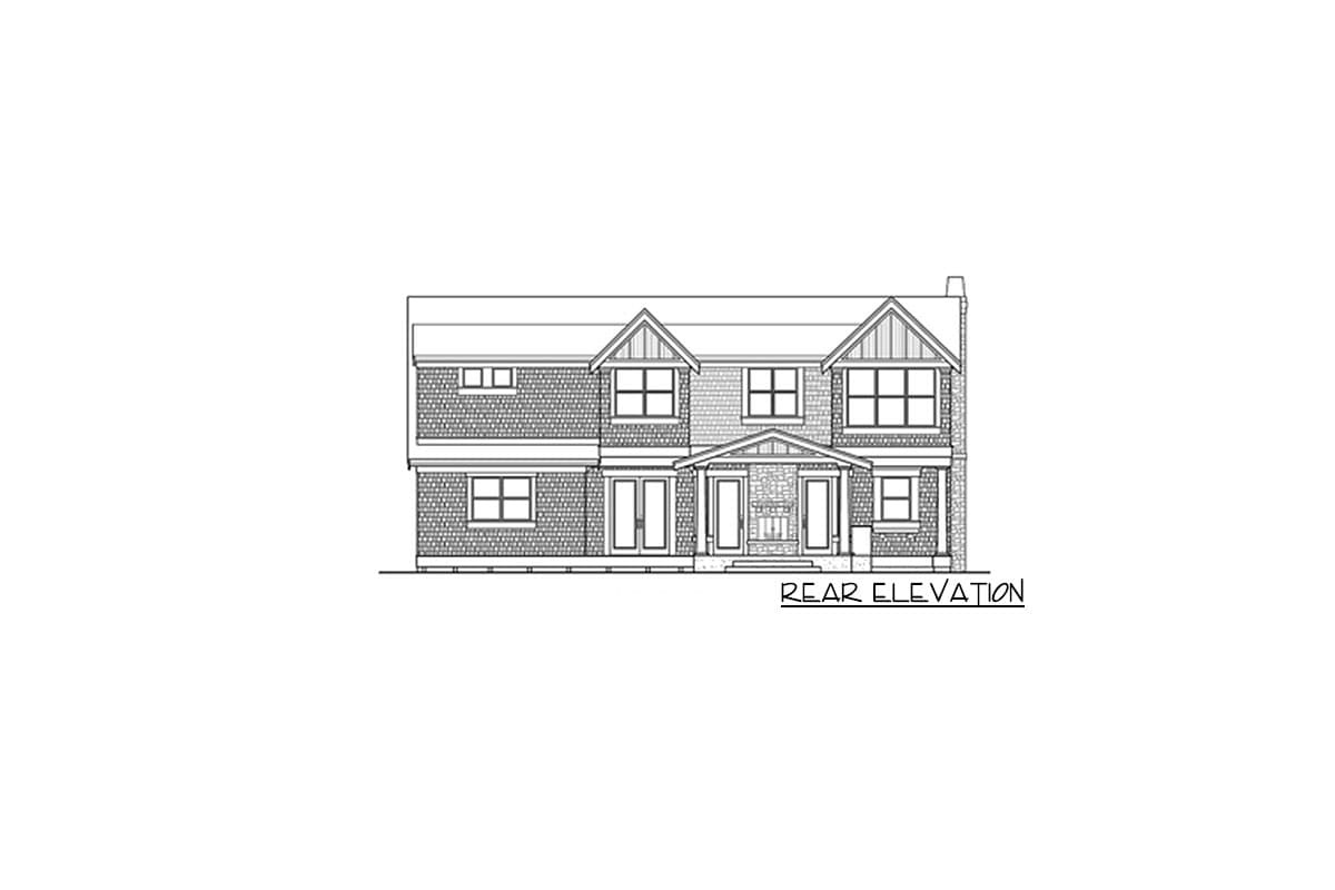 Plan 23808JD: Hampton Style Facade with Modern Floor Plan - Image #23 - Craftsman, Northwest, Shingle