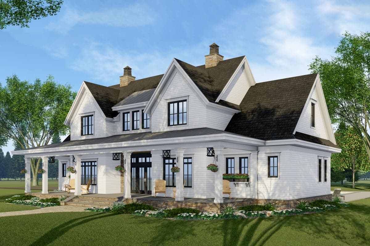 Plan 14679RK: Modern Farmhouse Plan with French Door Greeting - 2743 Sq Ft - Image #23 - Country, Modern Farmhouse, New American, Traditional