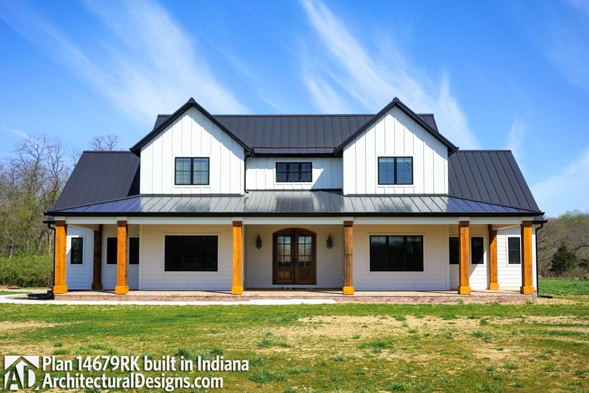 build gallery item - House Plan 14679RK Comest o Life in Indiana