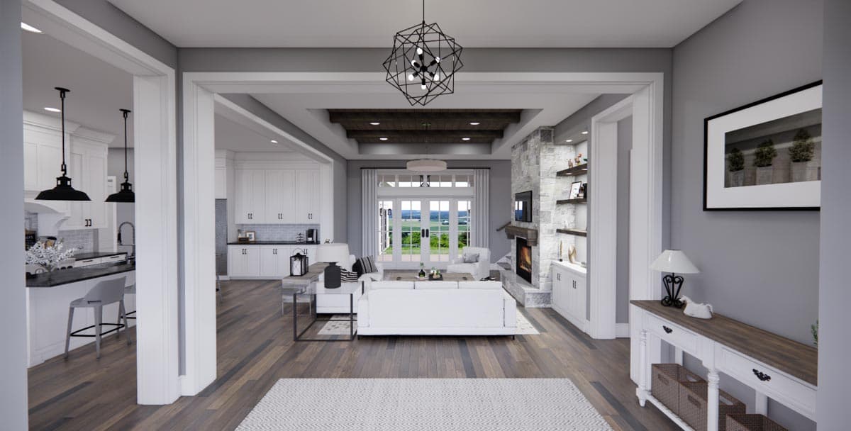 Plan 14679RK: Modern Farmhouse Plan with French Door Greeting - 2743 Sq Ft - Image #24 - Country, Modern Farmhouse, New American, Traditional