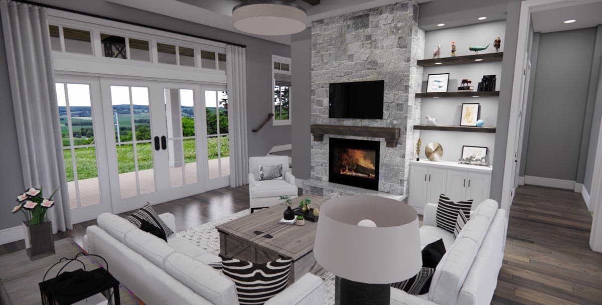 Plan 14679RK: Modern Farmhouse Plan with French Door Greeting - 2743 Sq Ft - Image #26 - Country, Modern Farmhouse, New American, Traditional