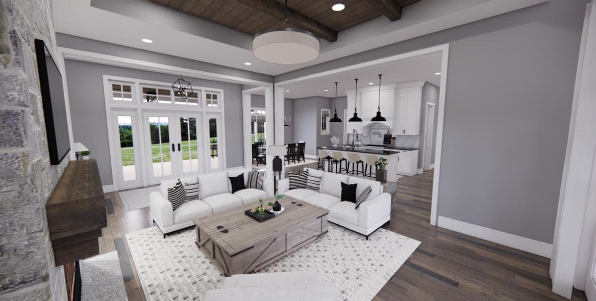 Plan 14679RK: Modern Farmhouse Plan with French Door Greeting - 2743 Sq Ft - Image #28 - Country, Modern Farmhouse, New American, Traditional