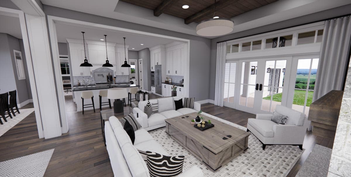 Plan 14679RK: Modern Farmhouse Plan with French Door Greeting - 2743 Sq Ft - Image #29 - Country, Modern Farmhouse, New American, Traditional