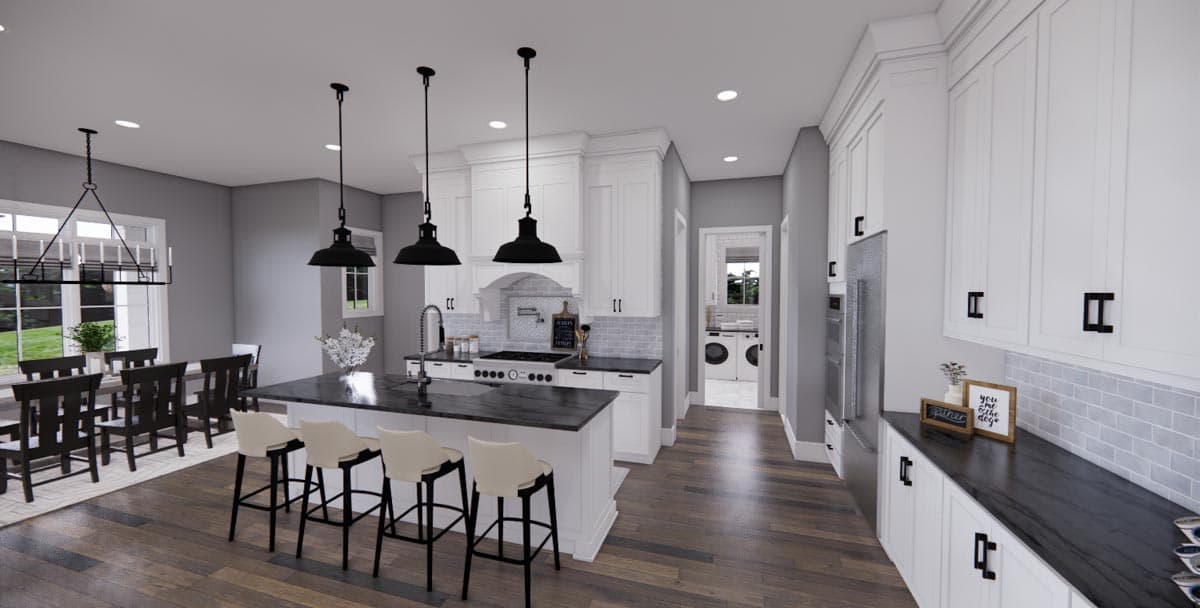 Plan 14679RK: Modern Farmhouse Plan with French Door Greeting - 2743 Sq Ft - Image #31 - Country, Modern Farmhouse, New American, Traditional