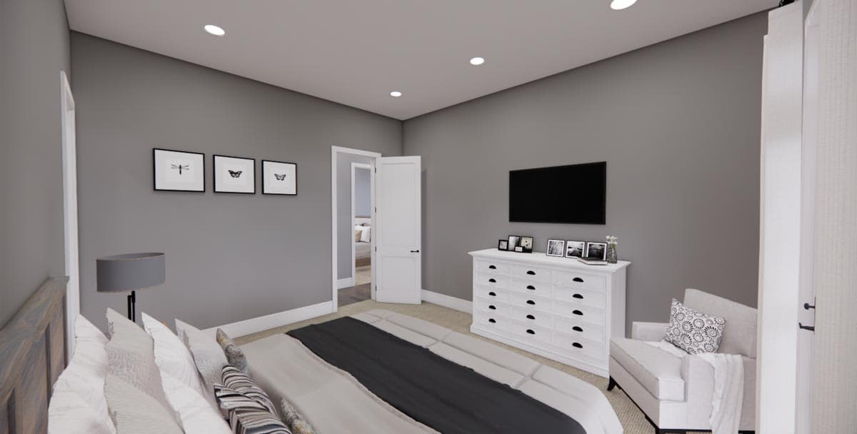 Plan 14679RK: Modern Farmhouse Plan with French Door Greeting - 2743 Sq Ft - Image #43 - Country, Modern Farmhouse, New American, Traditional