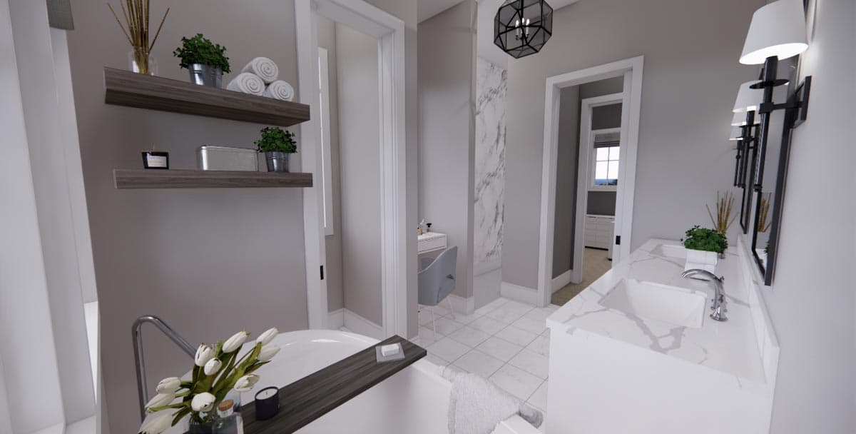 Plan 14679RK: Modern Farmhouse Plan with French Door Greeting - 2743 Sq Ft - Image #45 - Country, Modern Farmhouse, New American, Traditional